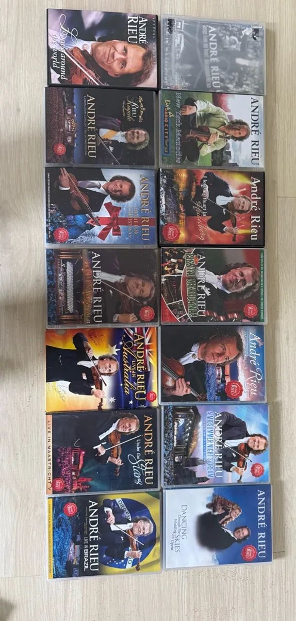 Coleção DVD maestro ANDRÉ RIEU  Relíquia 