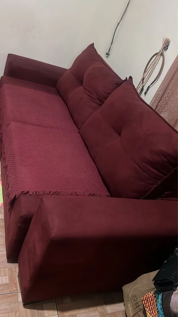 Sofá cama -  SEMINOVO - Foto 4