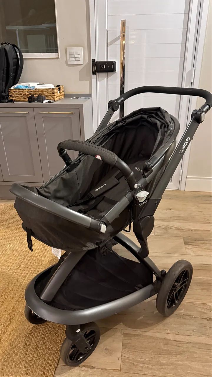 Carrinho de Bebe 3 em 1 - Kiddo Quantum - Foto 4