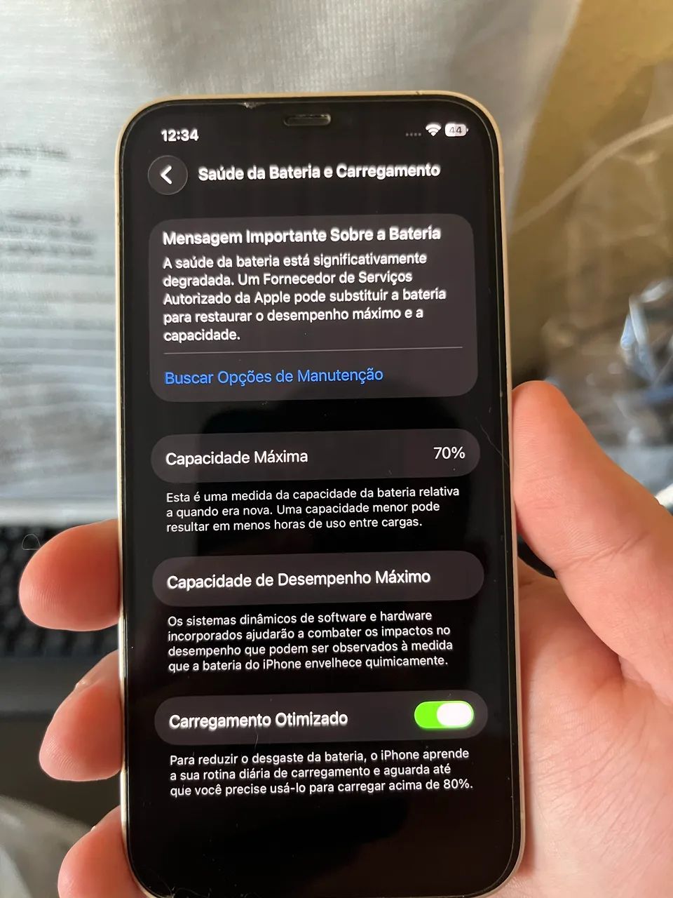 iPhone 12 64GB Branco - Todo Original de Fábrica - Impecável - Foto 3