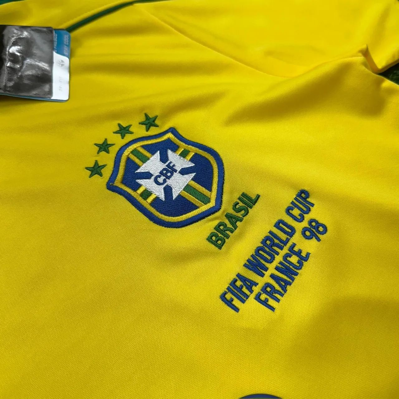 camisa brasil 98 retro  - Foto 3