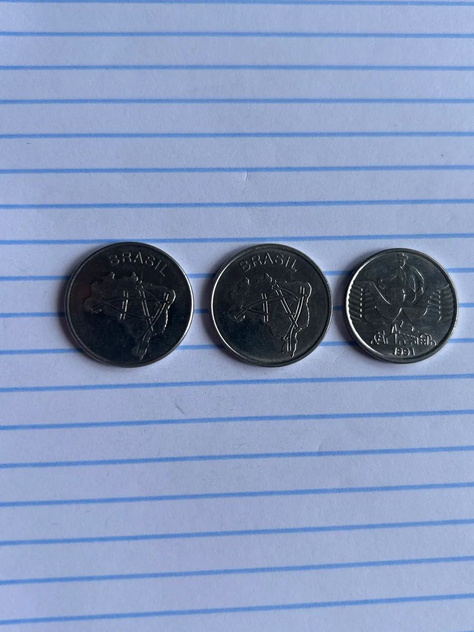Moedas 10 cruzeiros 1983,1985 e 1991 - Foto 2