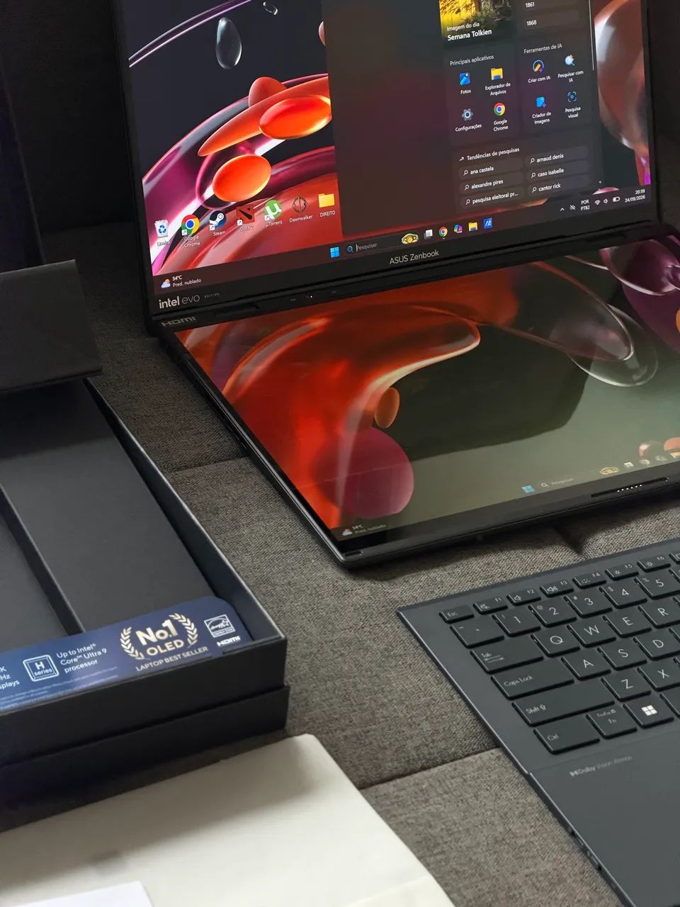 Zenbook duo oled (12x no cartao)