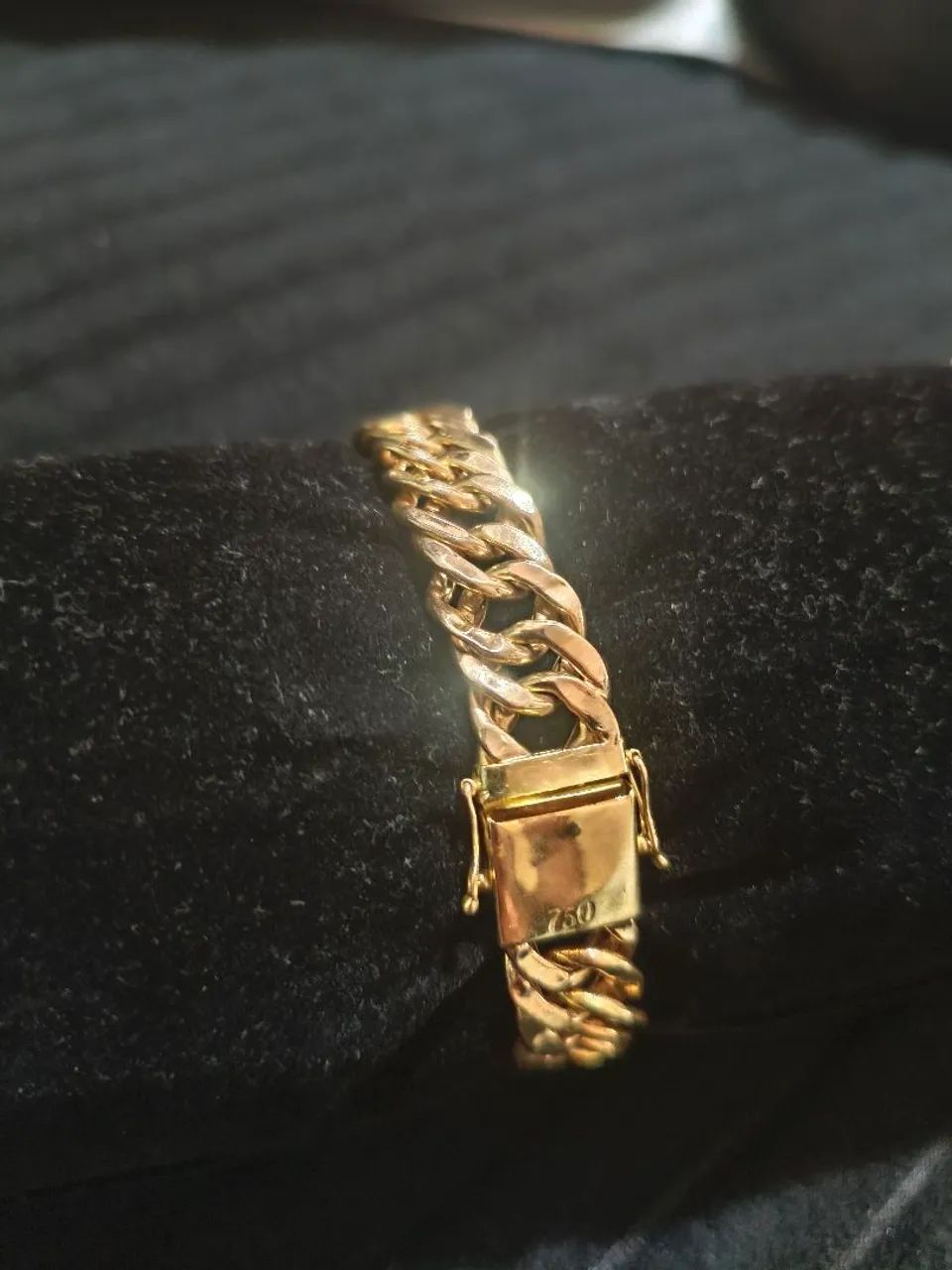 Pulseira de ouro 18 k  - Foto 3