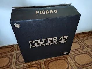 Gabinete Gamer Pichau Pouter 4B COM 3 FANS ARGB - Foto 3