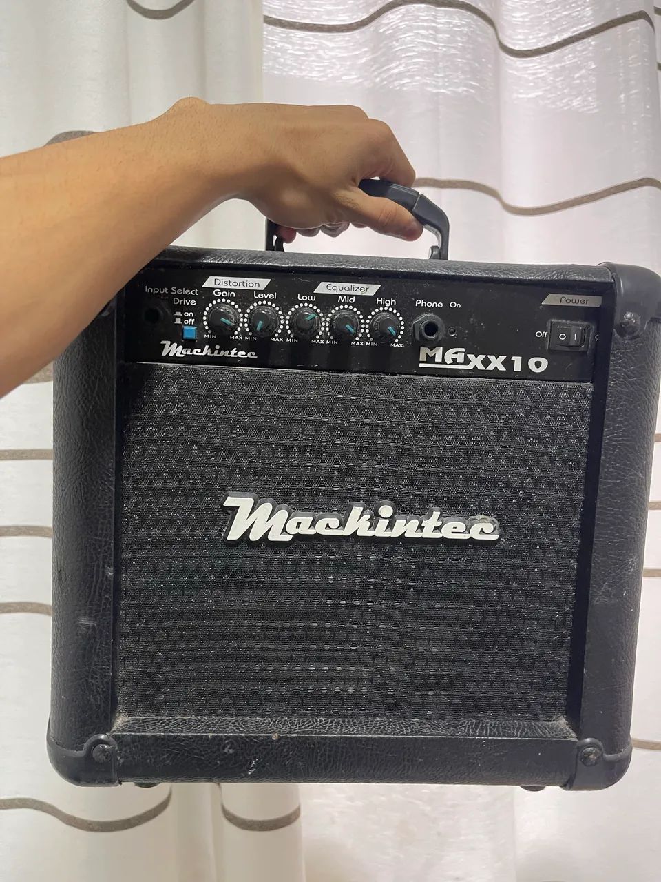 Caixa de som mackintec para guitarra e violão  - Foto 4