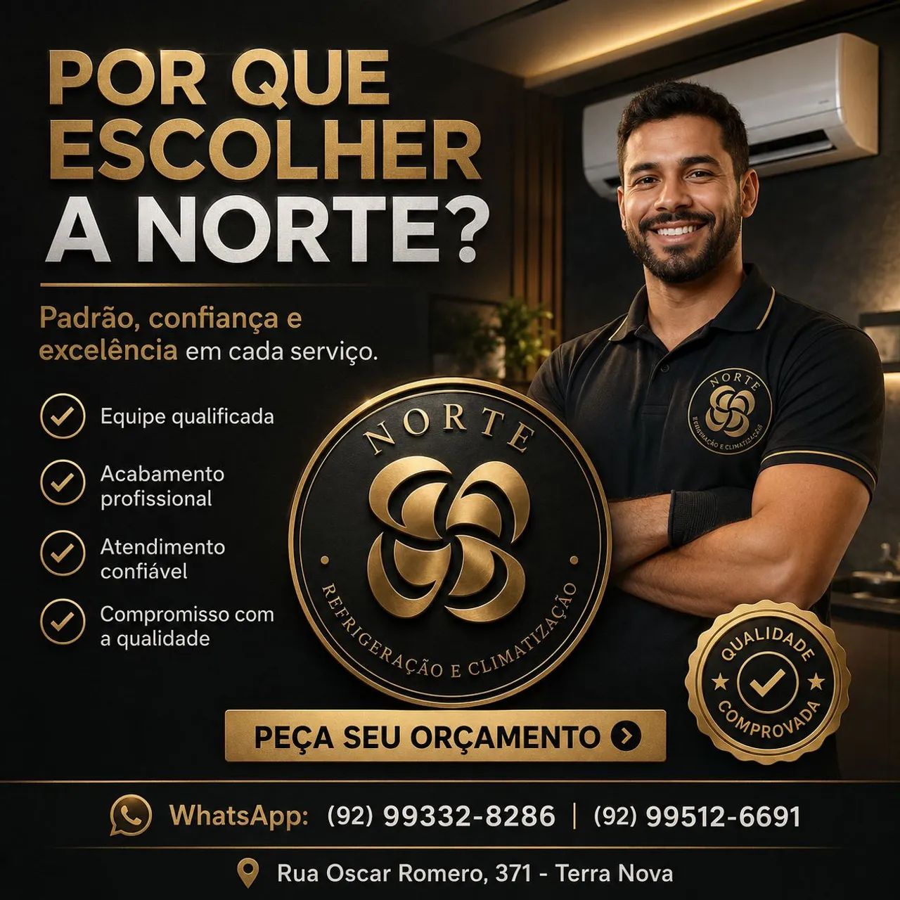 Instalação de Ar-Condicionado Split em Manaus | Norte Refrigeração - Foto 3