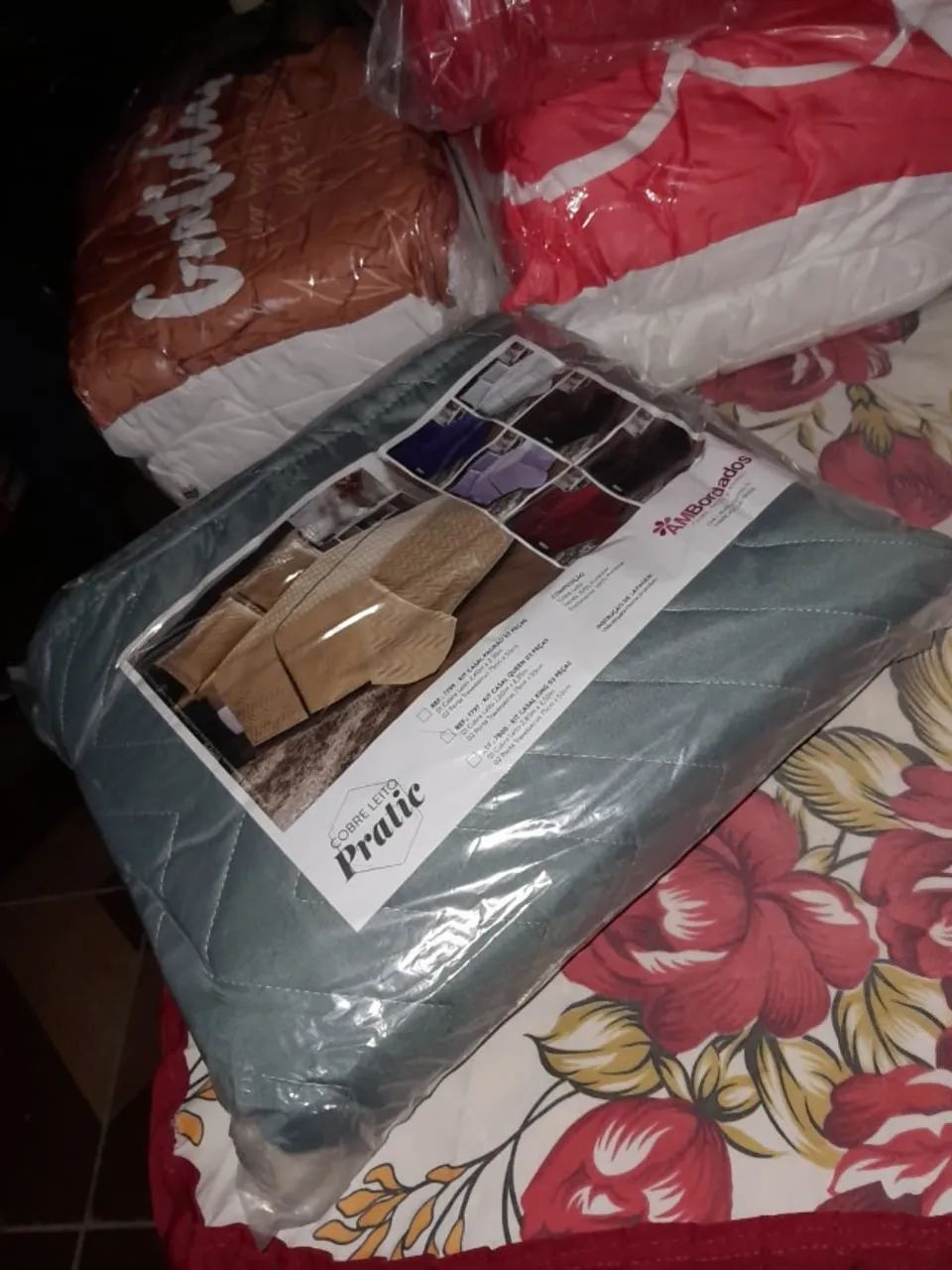 LENÇÓIS DE CASAL KIT 8 PEÇAS 