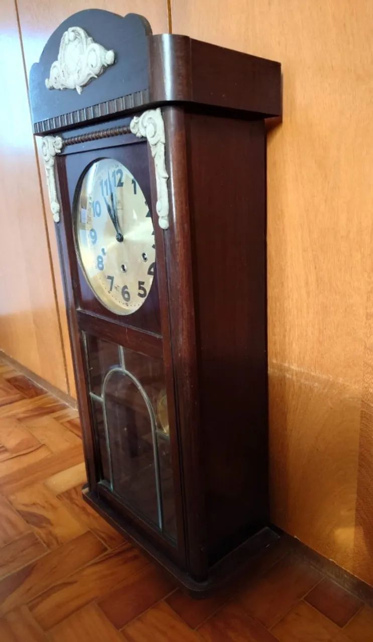 Antigo Relógio De Parede Junghans Carrilhão funcionando! - Foto 3