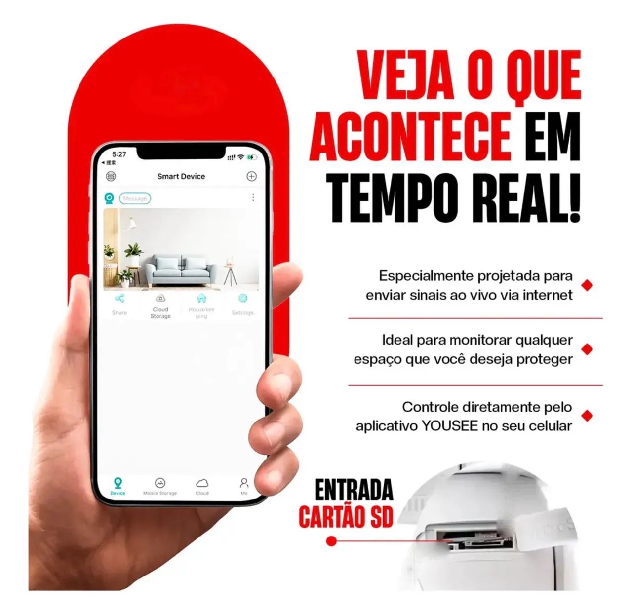 Camera Externa Wi-Fi com Infravermelho NOVA! - Foto 5