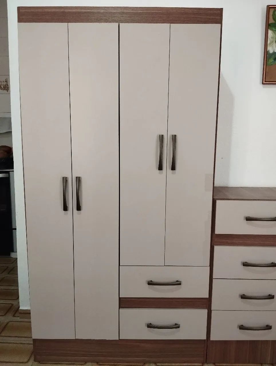 Guarda roupas e Cômoda Conjunto Novo  - Foto 2
