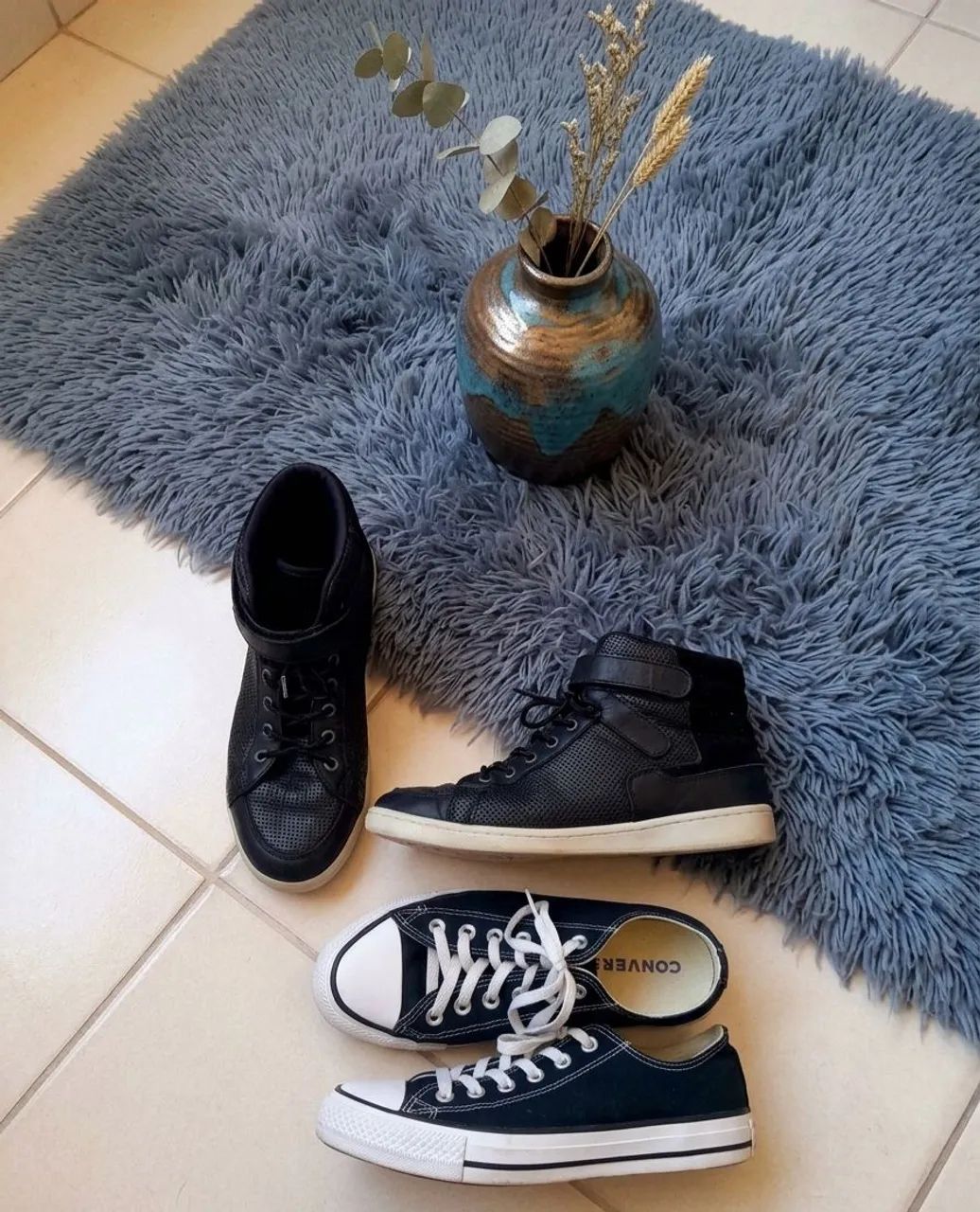 Tênis Allstar e Tênis botinha couro N: 37/38