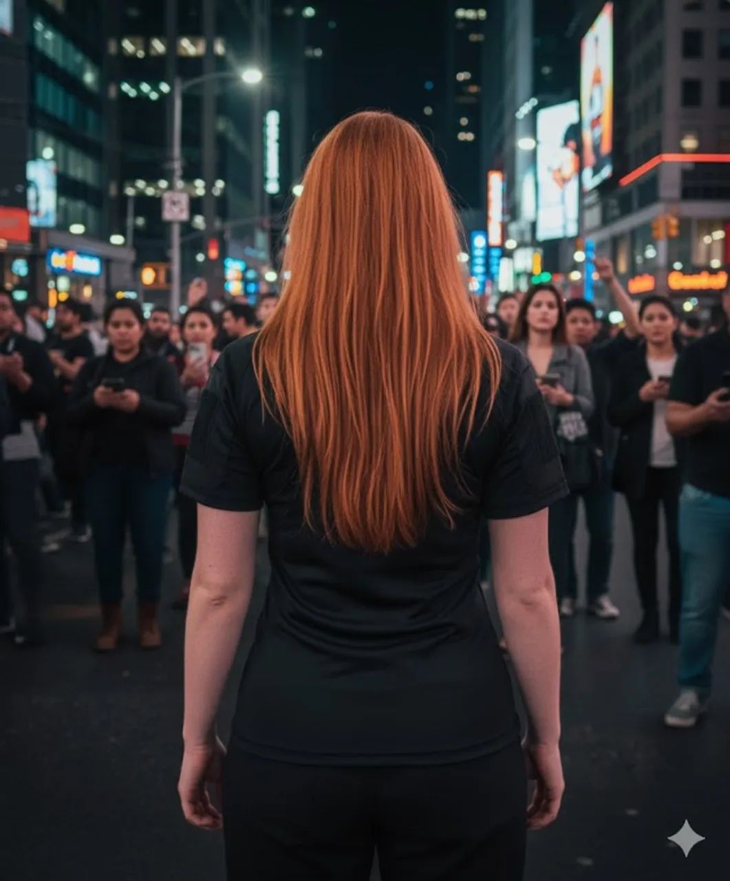 Combat Shirt Preta Feminina Curta - Foto 5