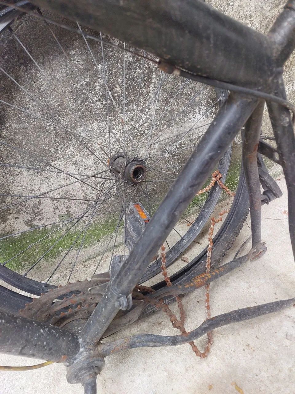 Bicicleta aro 26 sucata - Foto 4