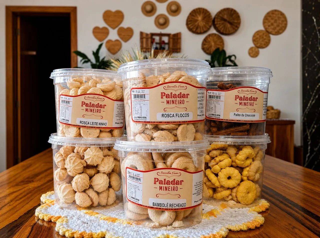 Biscoitos Amanteigados - Pote 400g