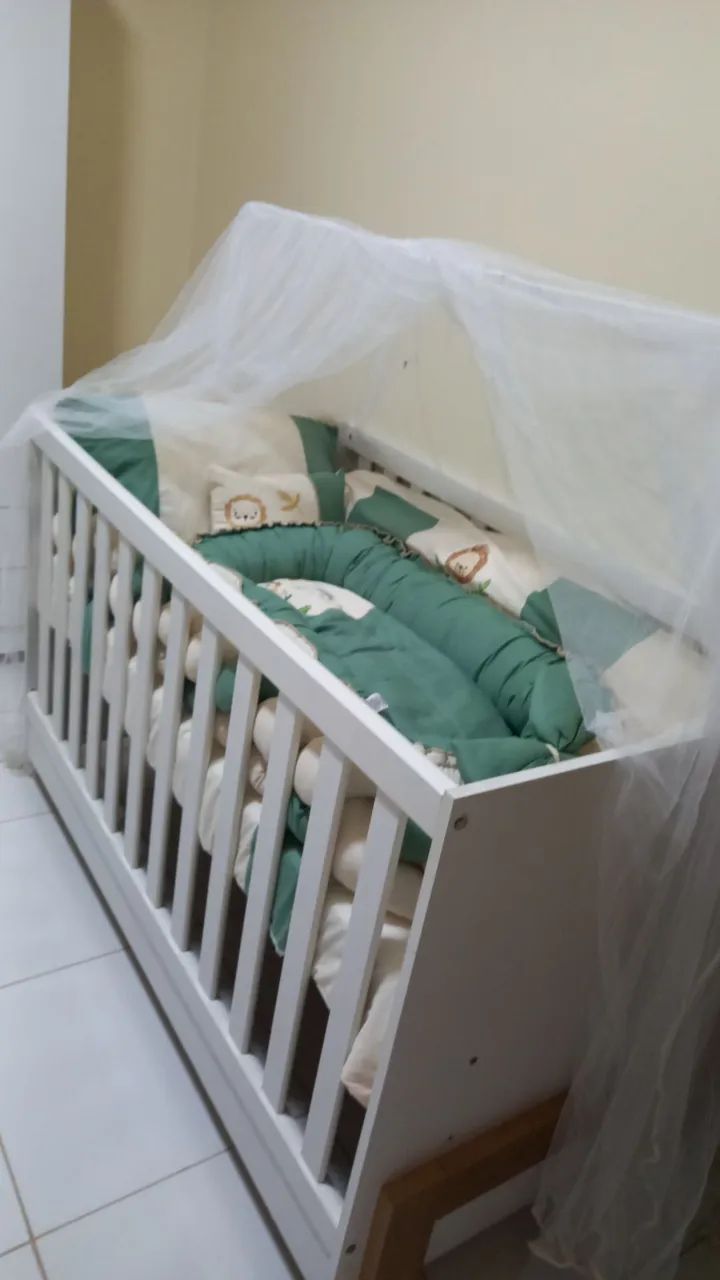Kit berço  tema safare - Foto 4