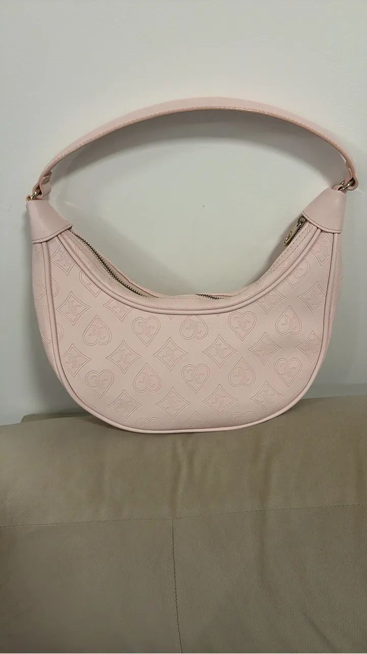 Bolsa Rosa Meia-Lua Juice Couture - Foto 2