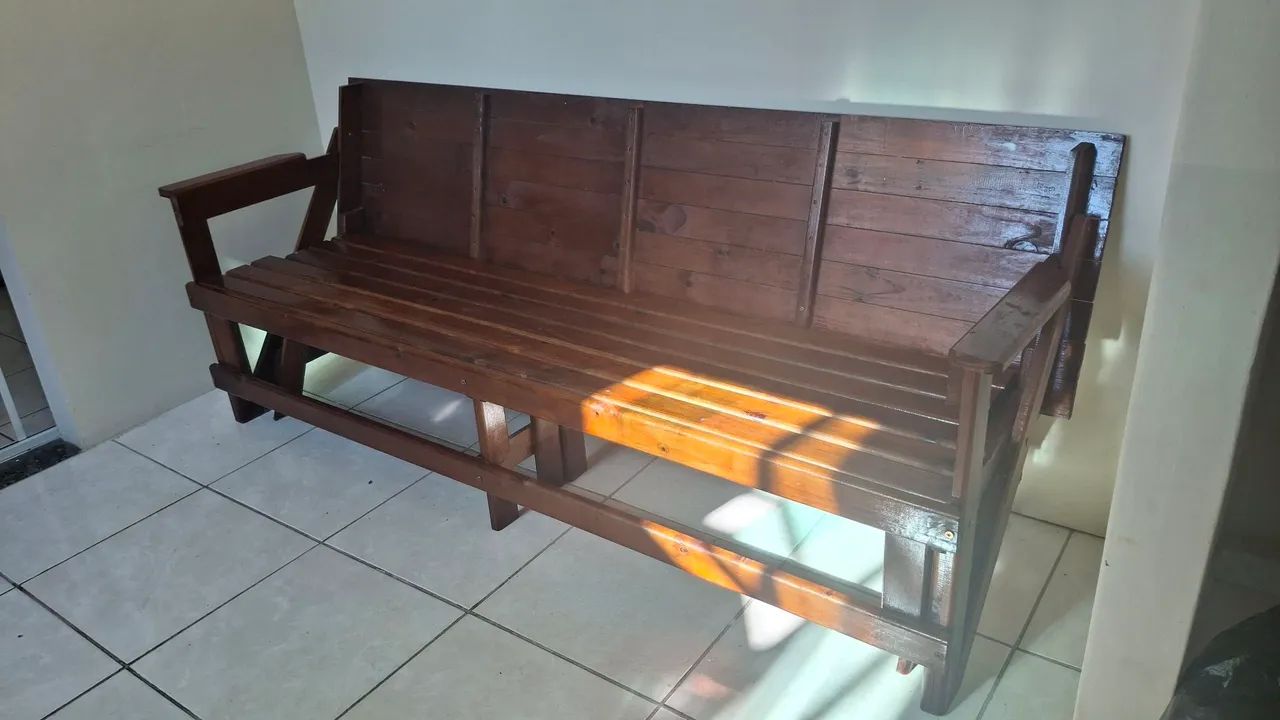 BANCO QUE VIRA MESA - 2 em 1 - Foto 4