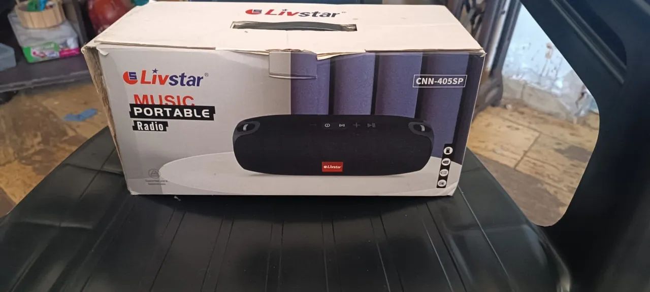 Caixa de Som Bluetooth Livstar CNN-405SP - Pouco Uso + Caixa - Foto 4