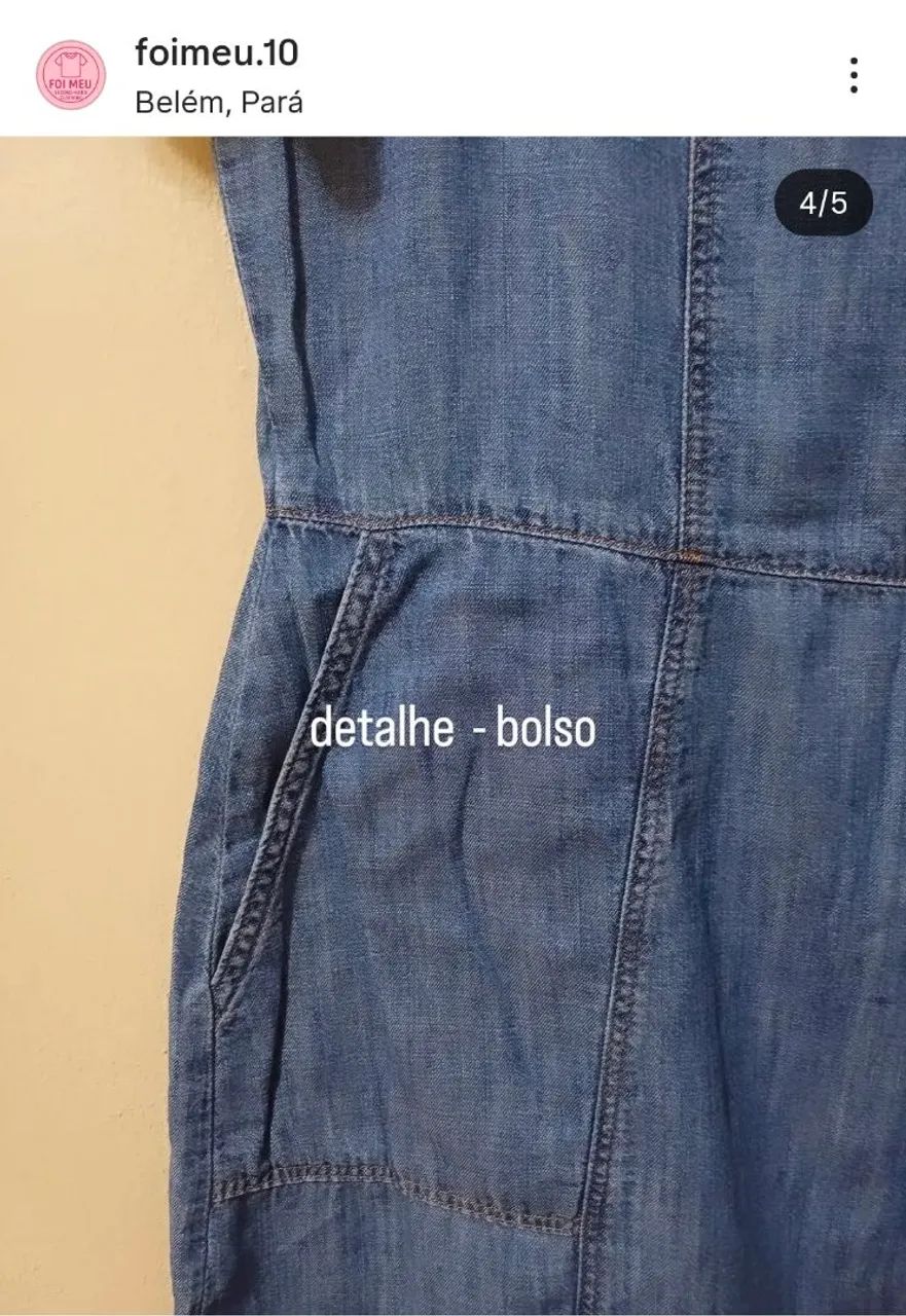 Vestido Damyller  (Jeans liocel) - Foto 4