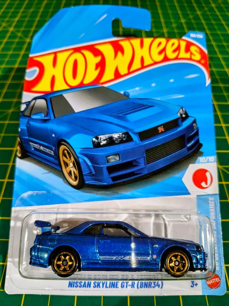 Hot Wheels - Nissan Skyline GT-R (R34 azul) - Brinquedos e Jogos