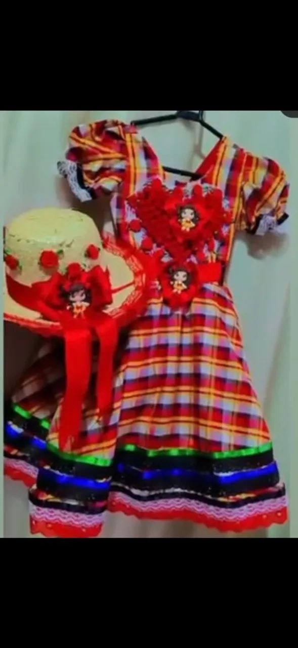 Vestido de quadrilha 