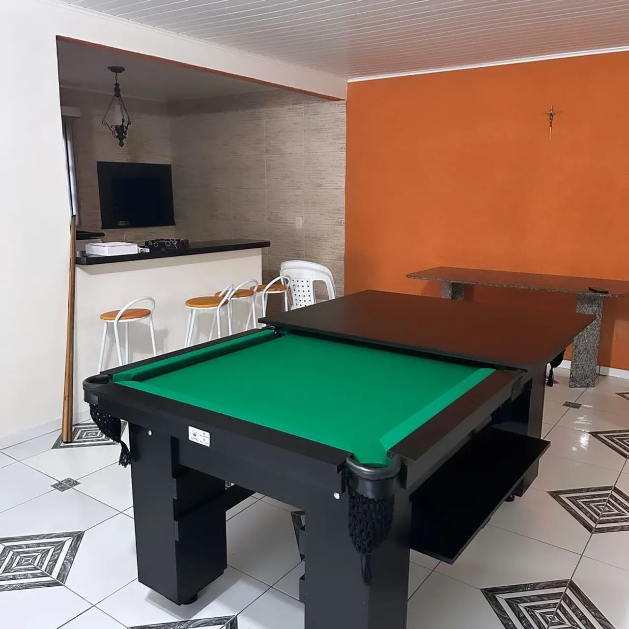 mesa de bilhar 1,90 x 1,15 Campo de Jogo em MDF 18 mm - Foto 2