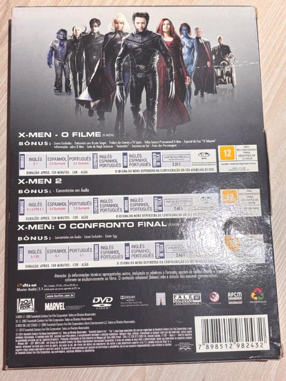 Kit DVD X-MEN - DVD, Blu-Ray e Vídeo Cassete - Jardim Brasil