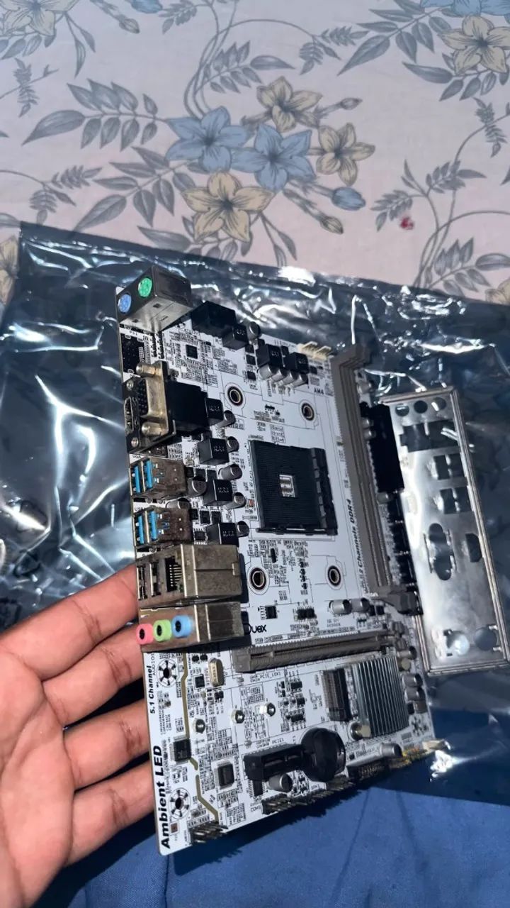 PLACA MÃE A520 WHITE DUEX - Foto 2