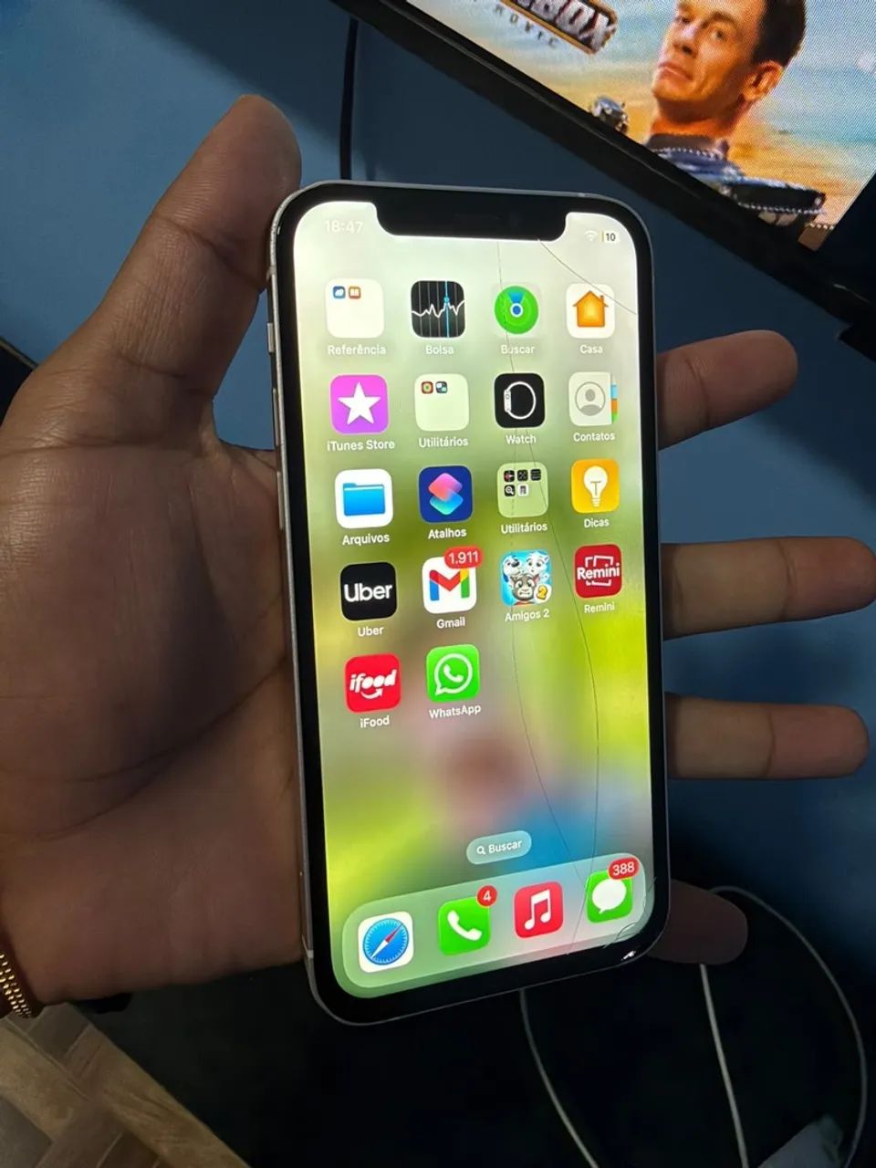 iPhone 12 branco funcionando  - Foto 2