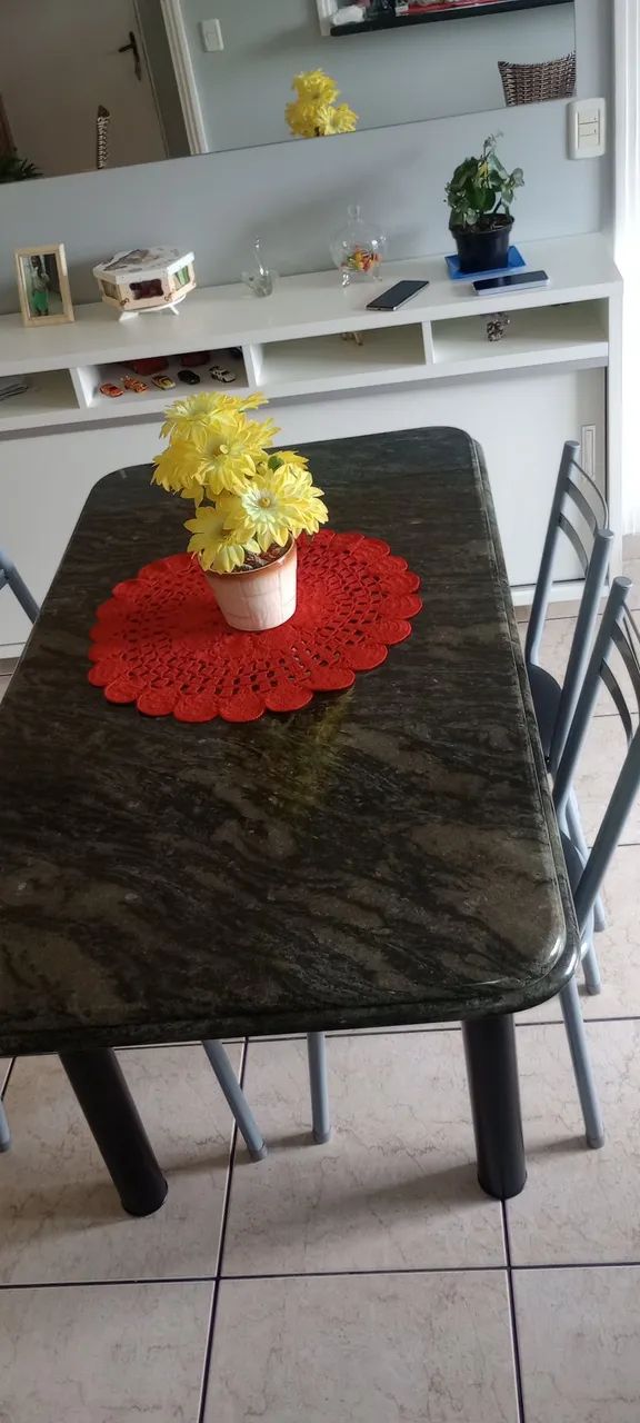 Mesa de granito seminova  - Foto 2