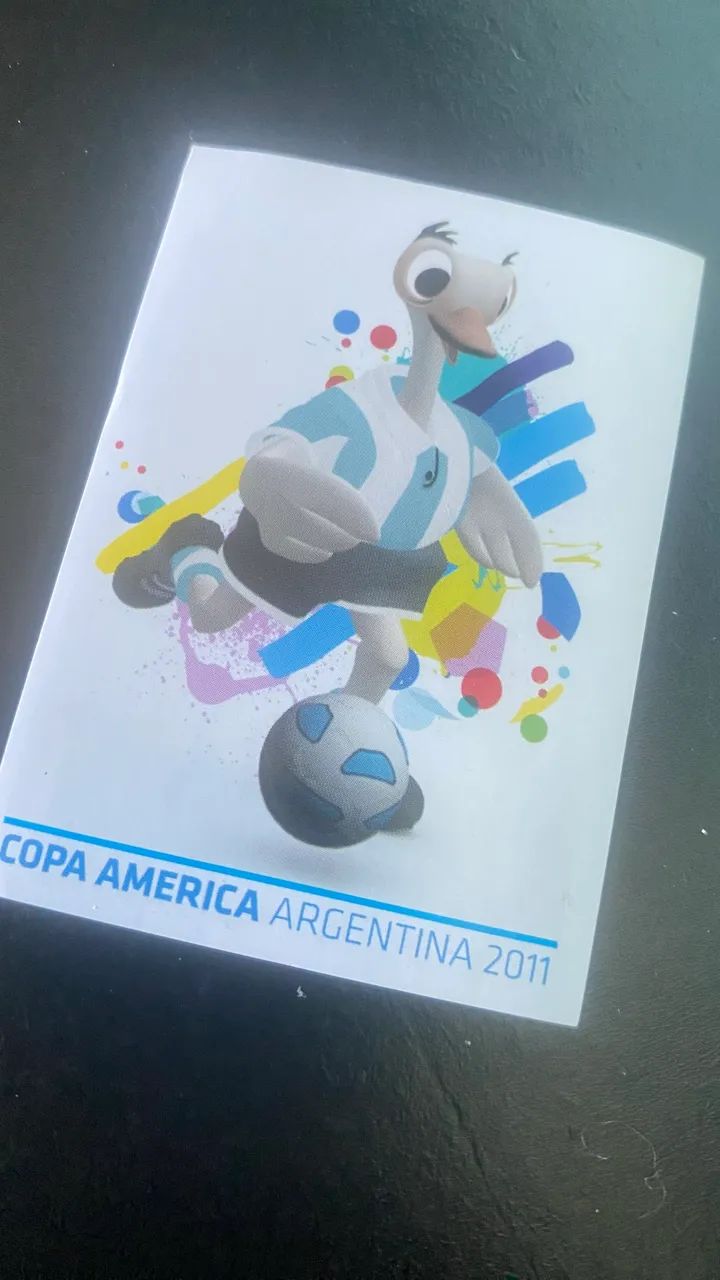 Figurinha Mascote Copa América 2011
