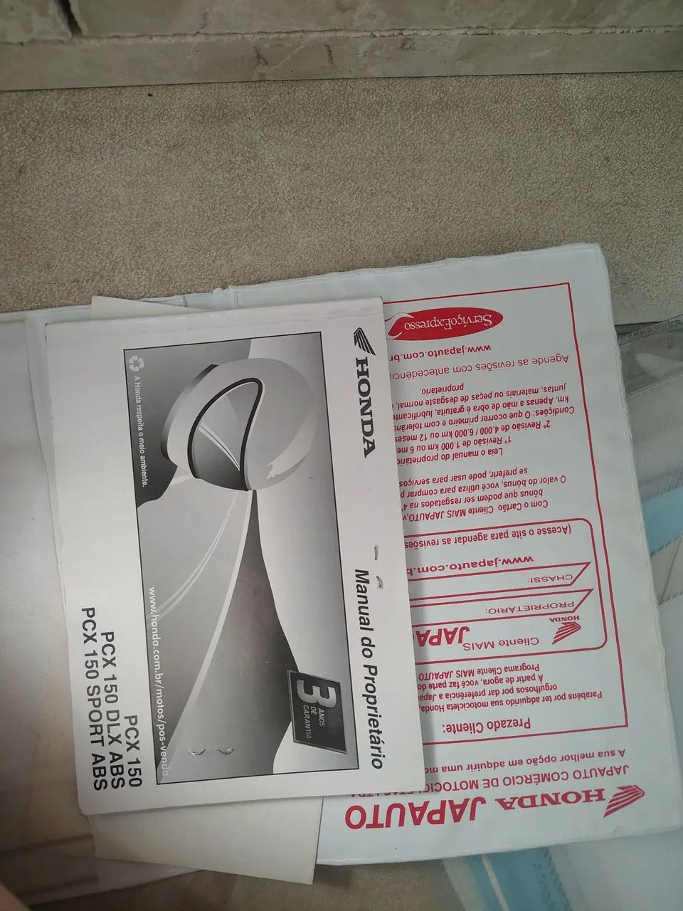 Manual original da PCX 150