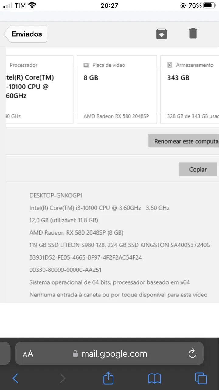Computador completo  - Foto 4