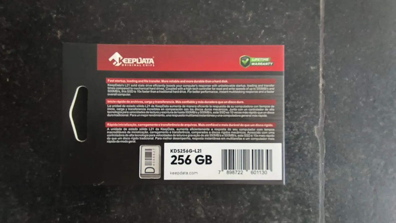SSD 256Gb KeepData - Foto 2