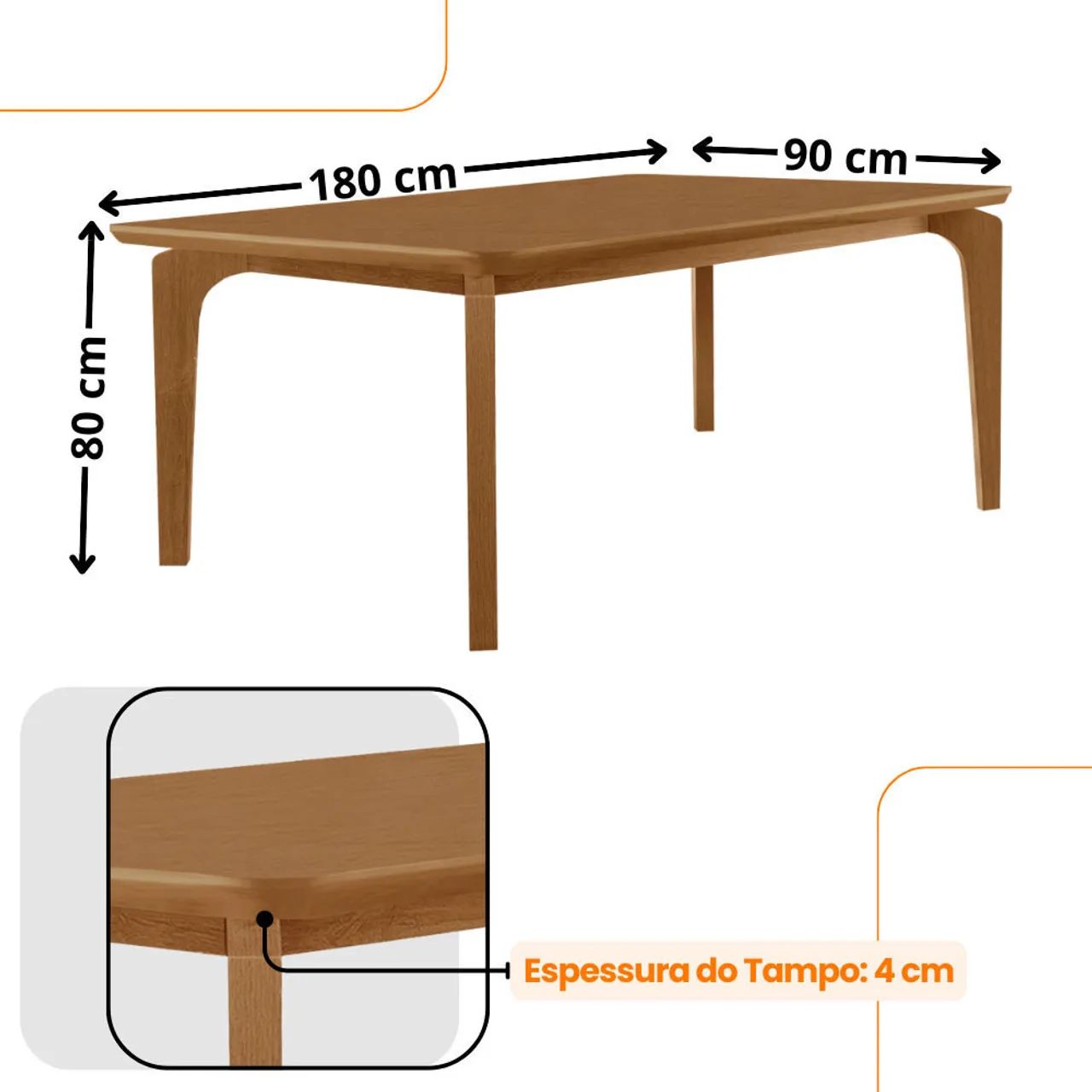 Mesa pra 6 cadeiras  - Foto 2