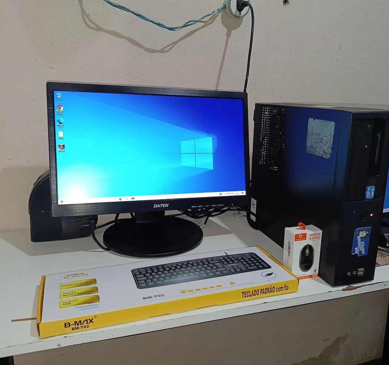 Computador optplex completo com monitor 19 polegadas, acompanha mouse e teclado novos . - Foto 4