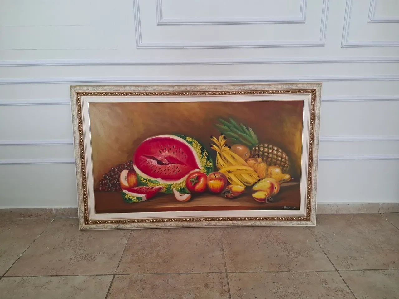 Quadro pintado a mao