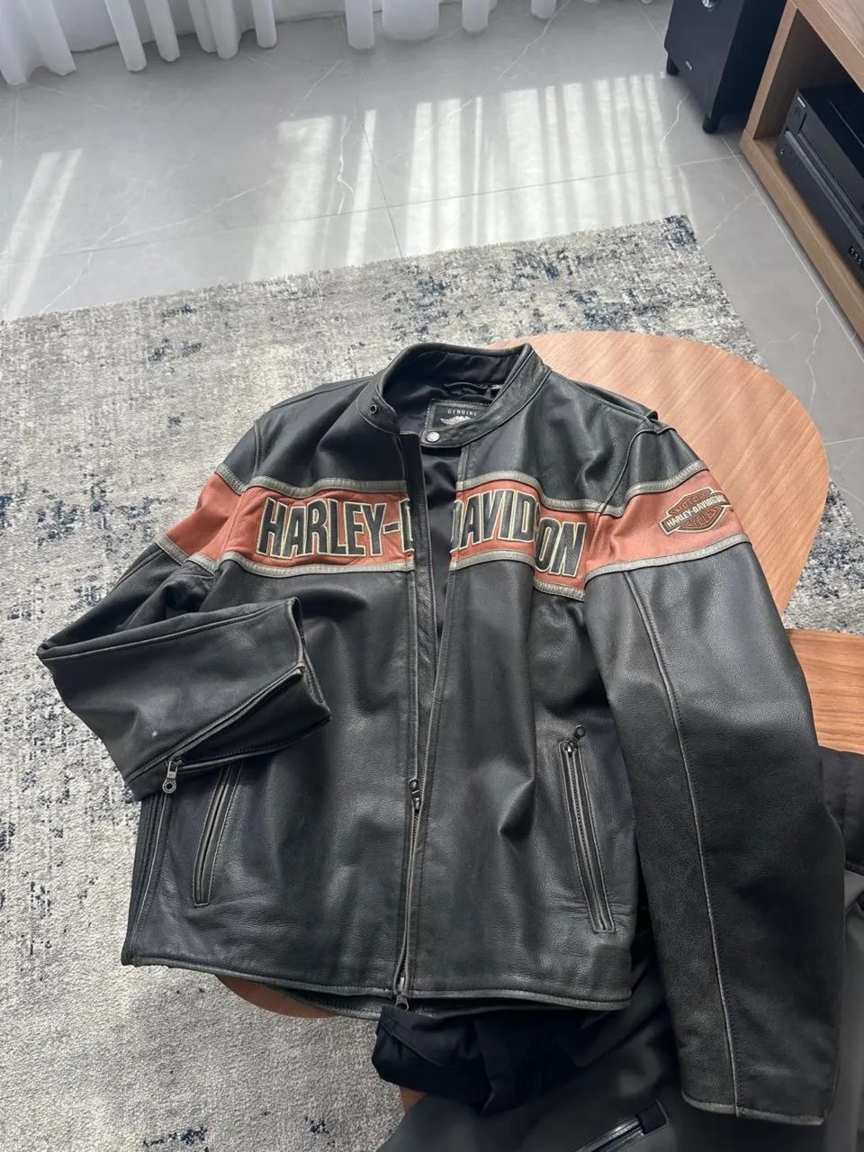Jaqueta Harley-Davidson Original em Couro Legítimo GG