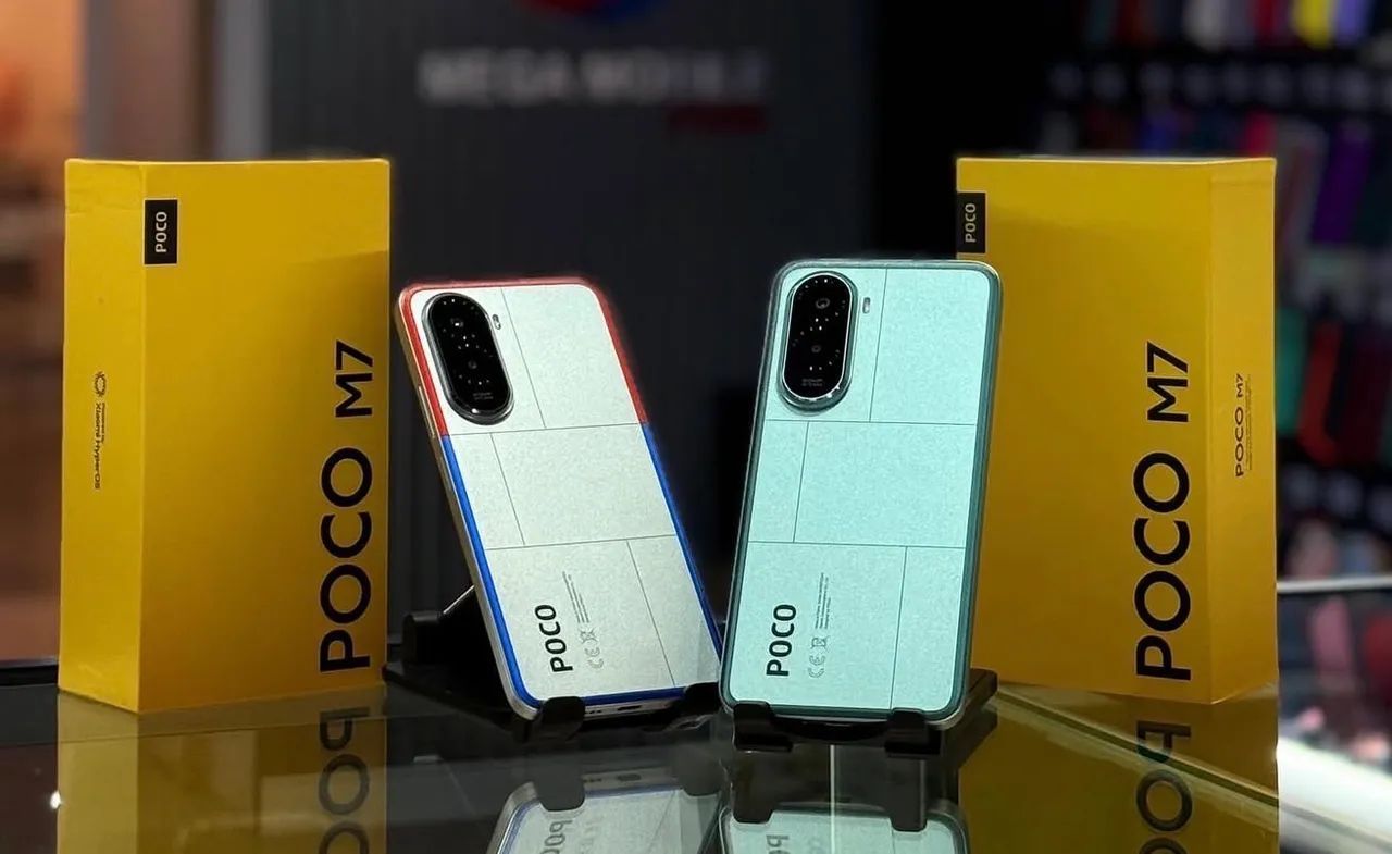 Poco M7 4G 256/08-Prata Preto Lacrado Entregamos Gratuito 