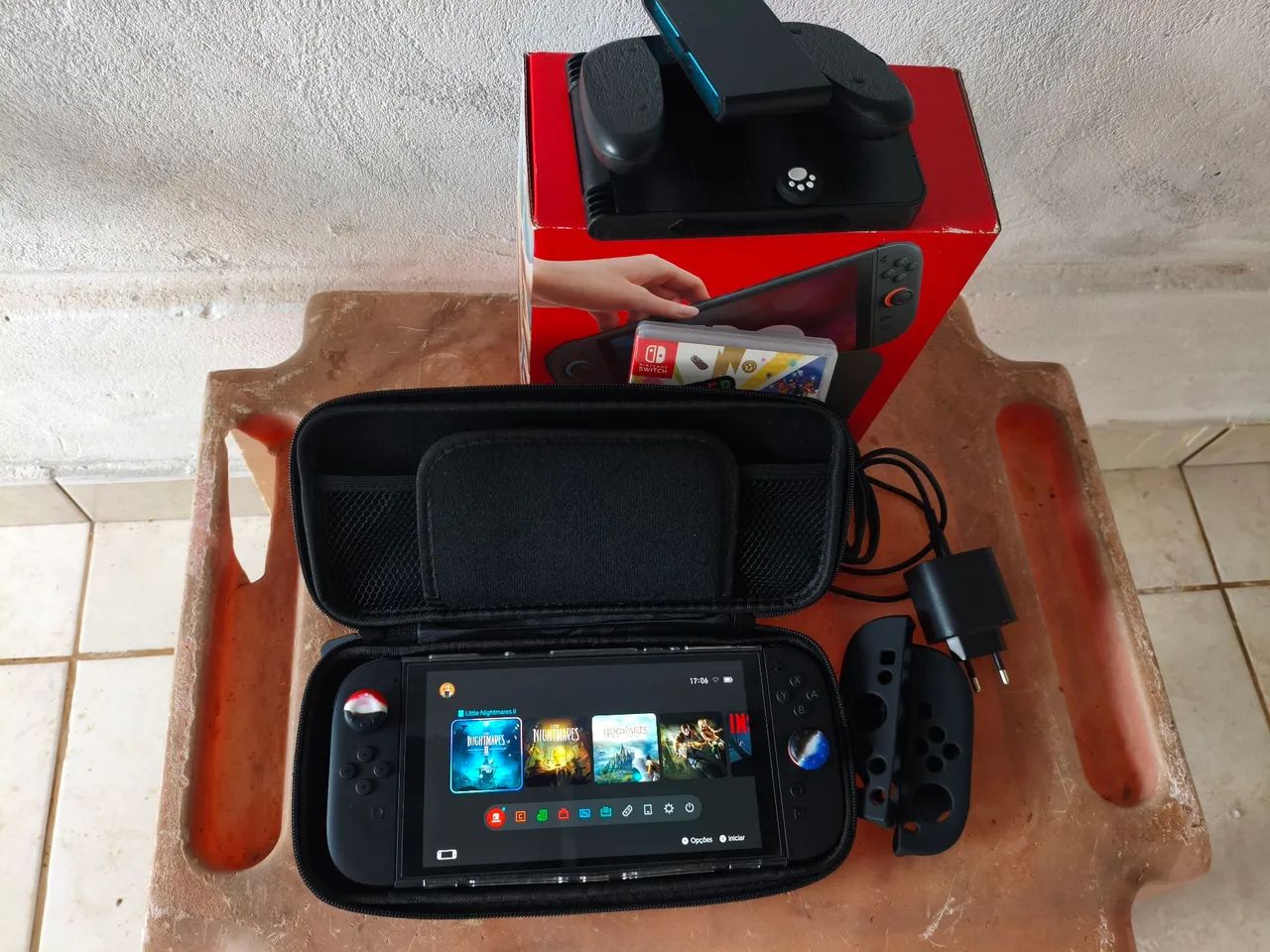 Nintendo switch 2 caixa e acessórios,3 meses de uso - Foto 4