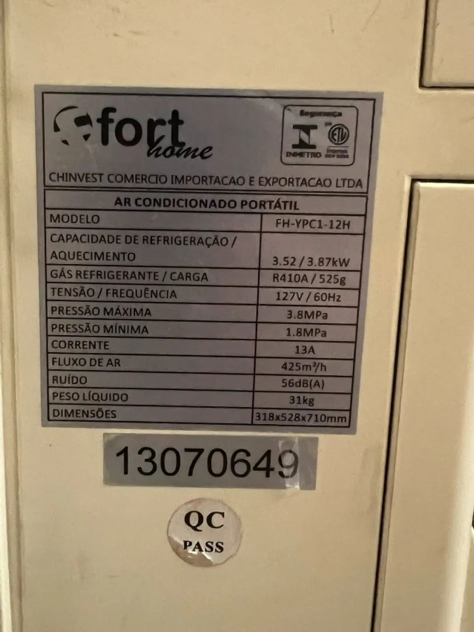 Ar Condicionado Portártil FortHome - Foto 3
