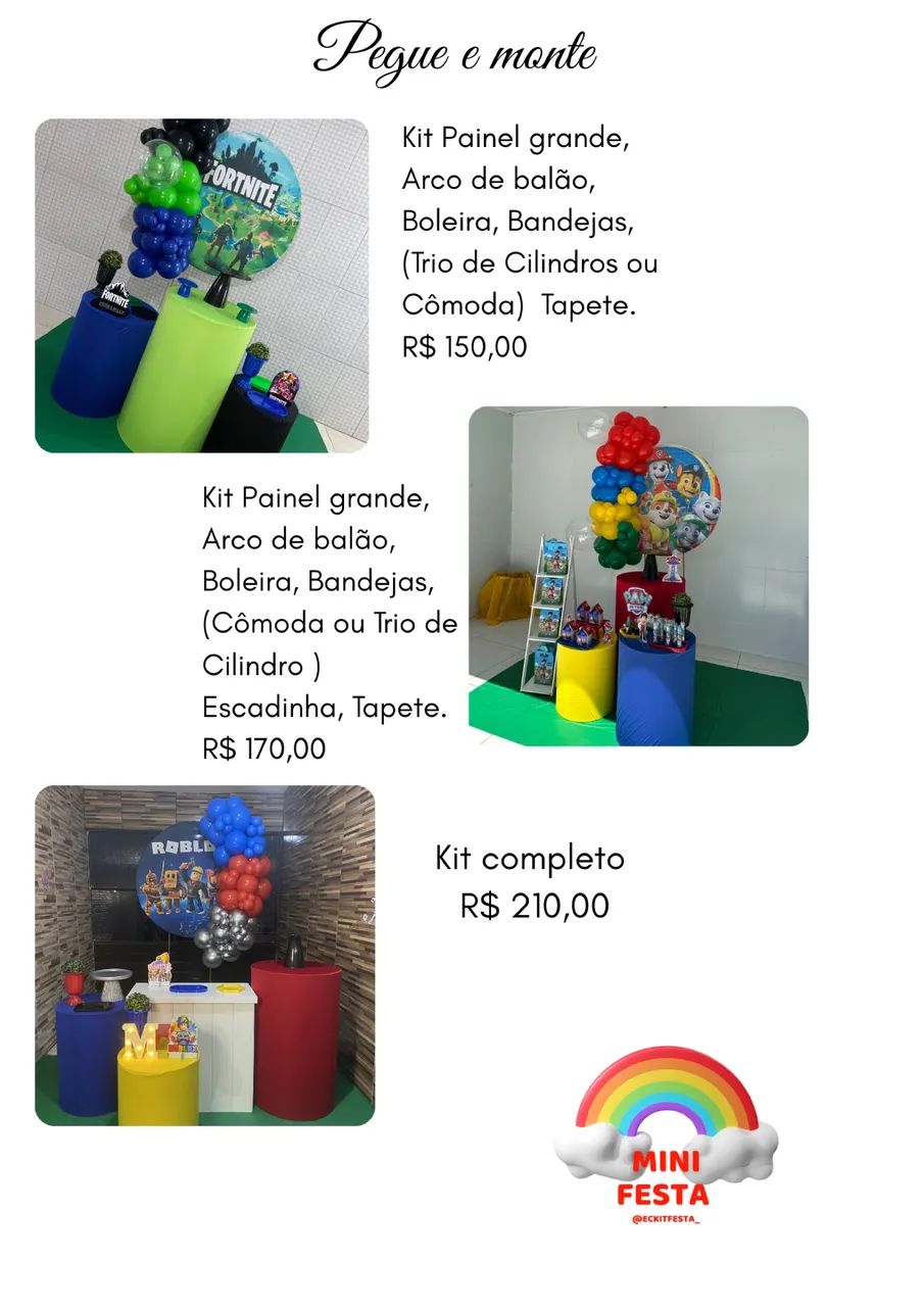 Pegue e monte - Festa - Foto 2