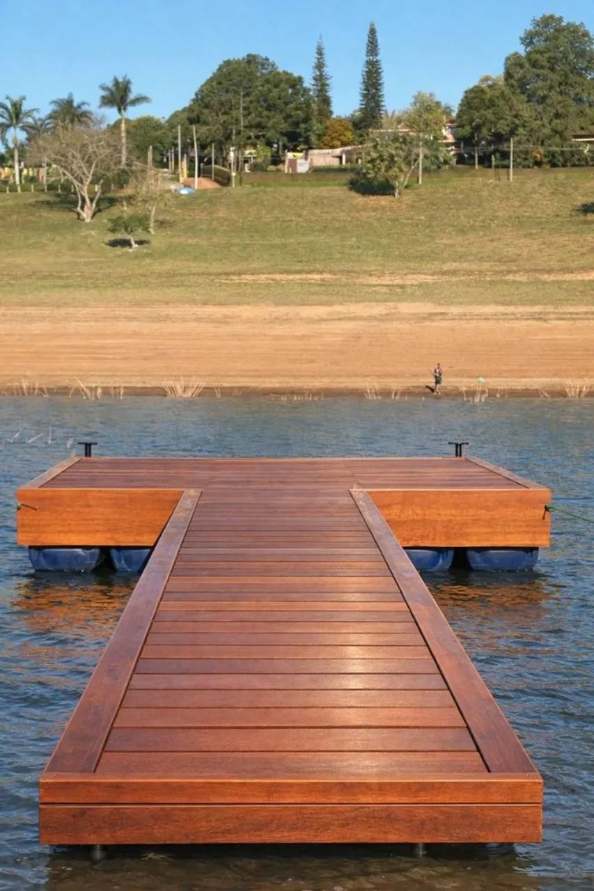 Pier 3,00m X 2,10m +5,00m de ponte - Foto 5