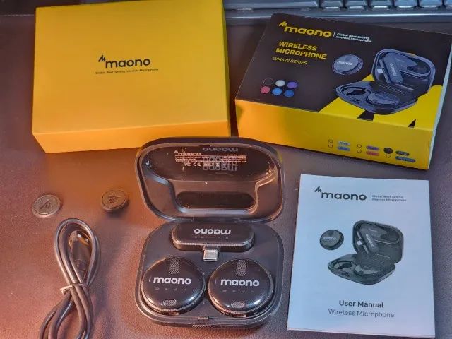 Microfone lapela Maono WM620 USB-C