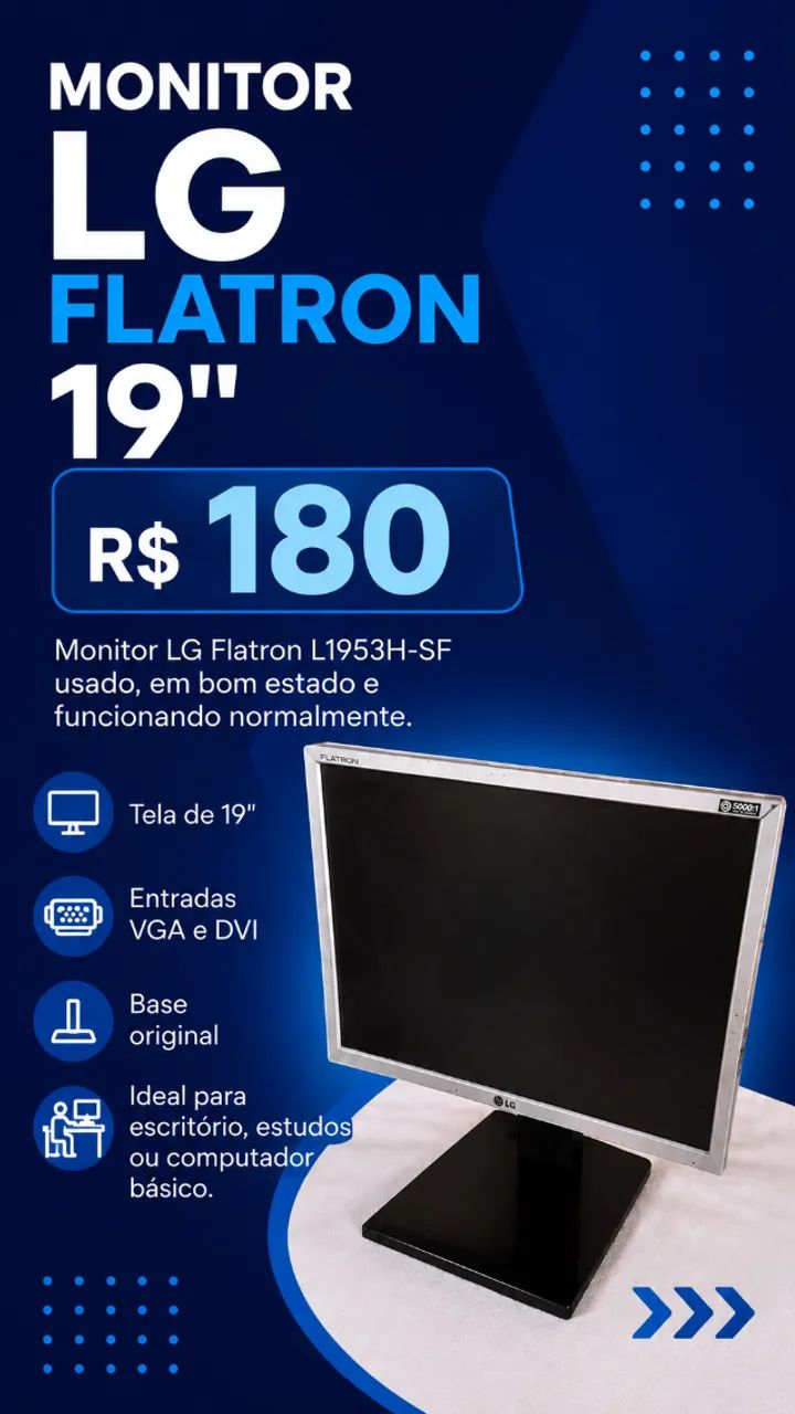 Monitor LG Flatron 19"