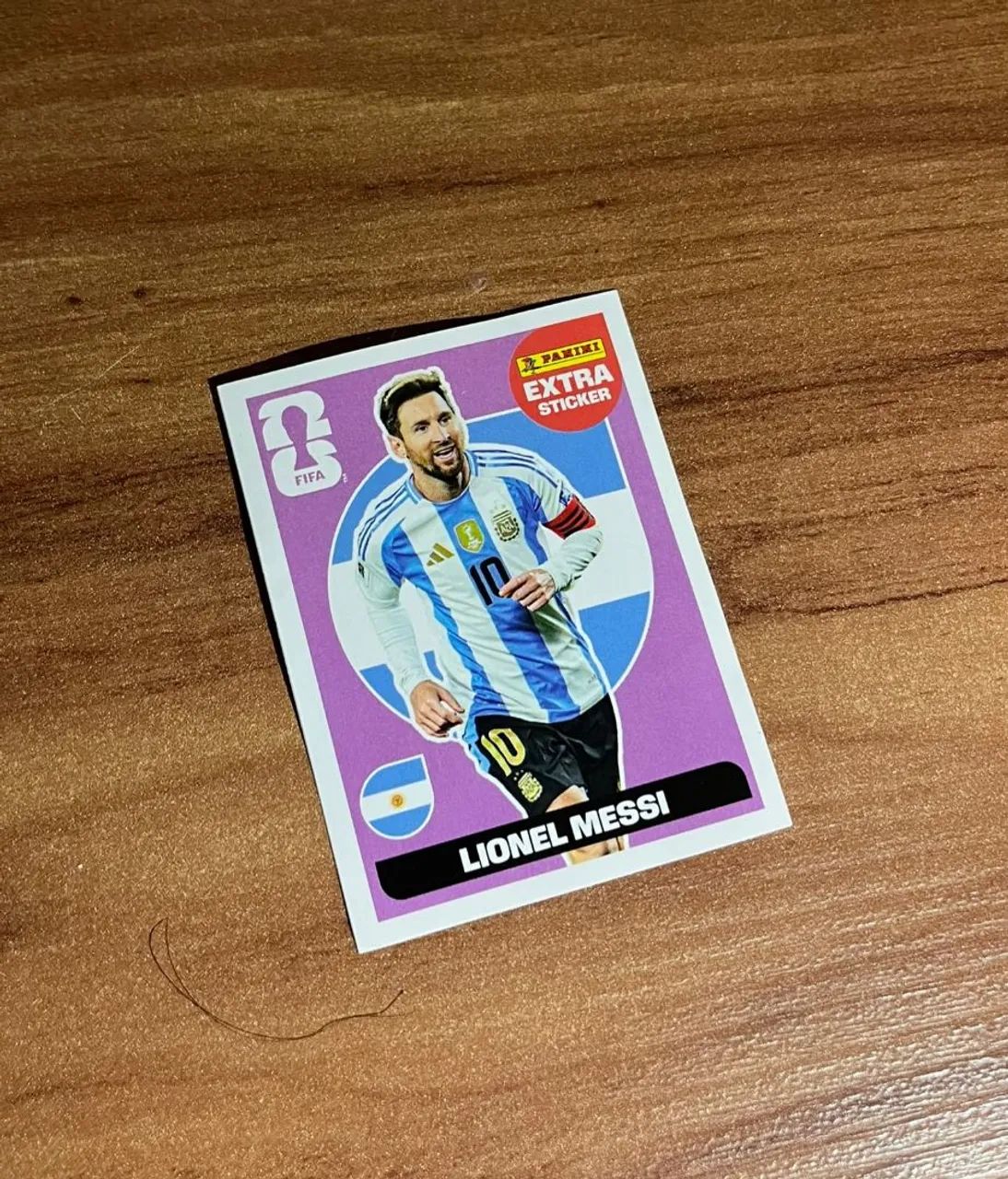 Figurinha Legend Extra Messi Roxo Copa 2026 - Foto 2