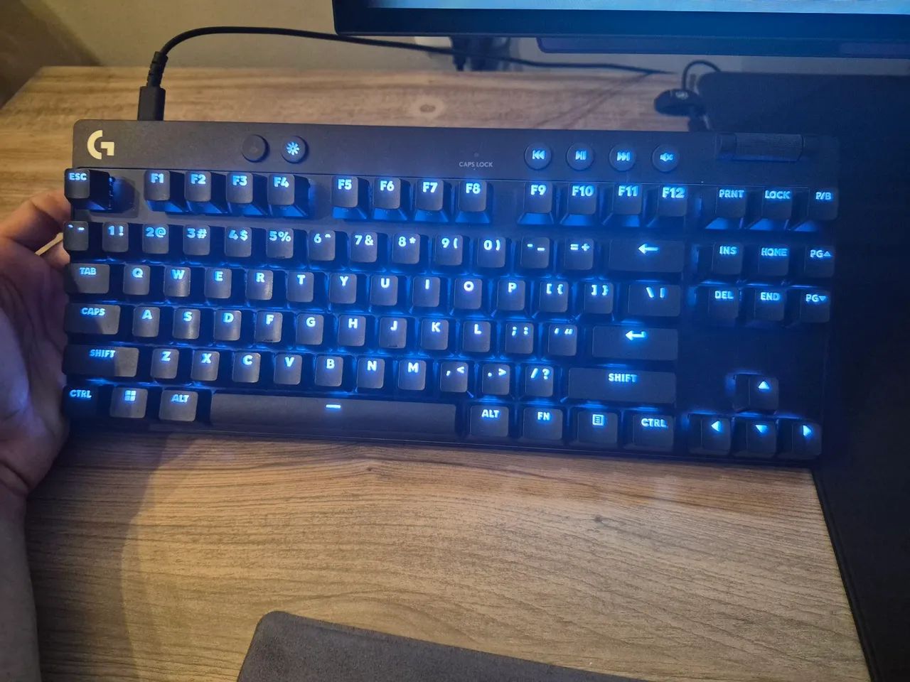 Teclado Gamer magnético, Logitech g pro x tkl rapid!!! - Foto 3