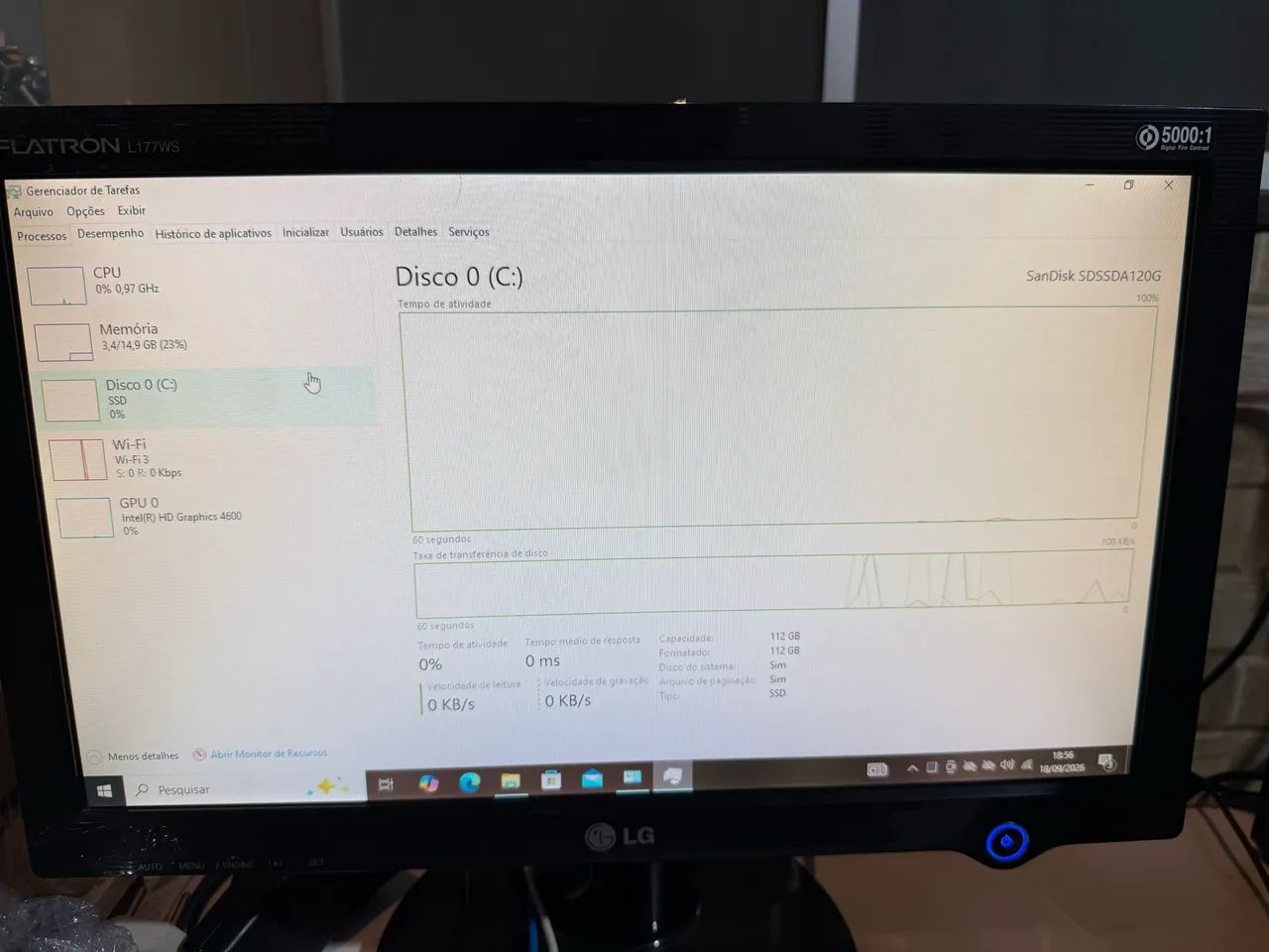 Desktop Lenovo i7 16 de ram e 120 SSD  - Foto 2