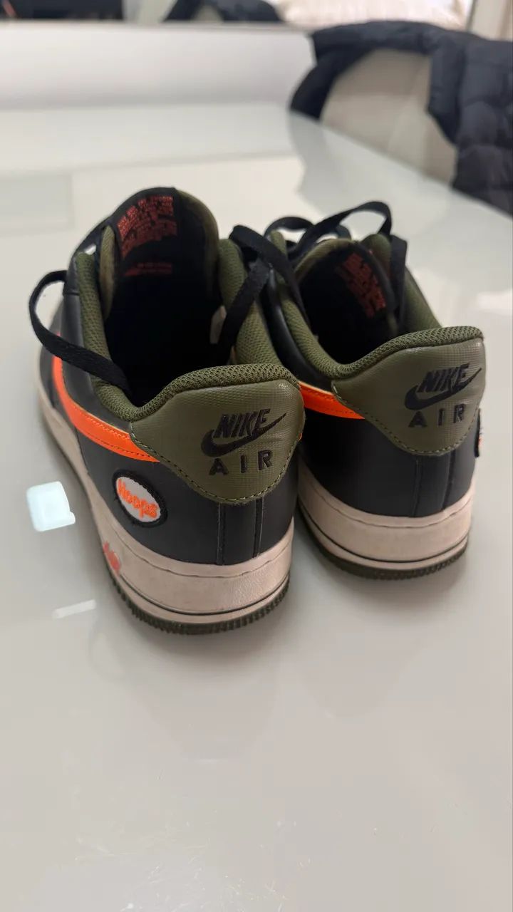 Nike Air Force 1 Low Hoops Black Rough Green - Foto 4